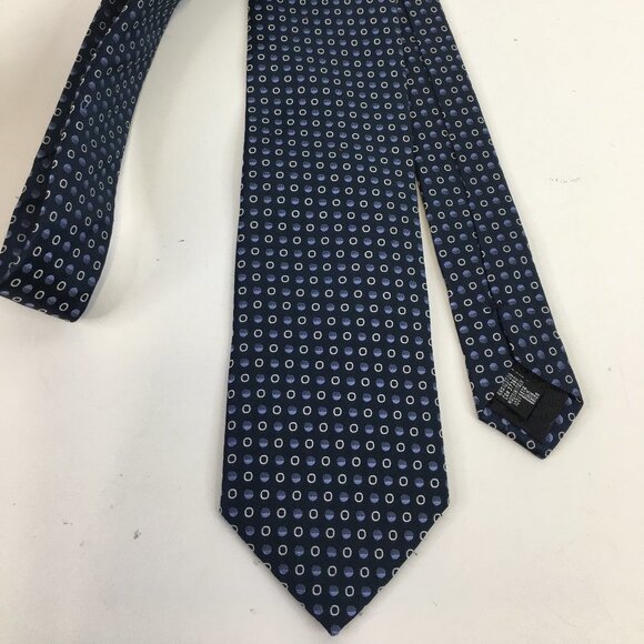 Giorgio Armani Blue Silk Necktie - Picture 2 of 9